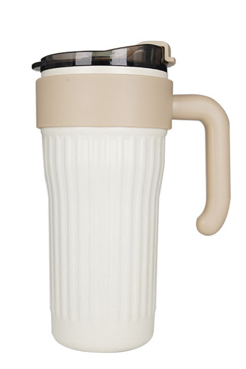 Thermo Multifaceted Bottle – Insulated Stainless Steel Water Bottle with Straw & Handle