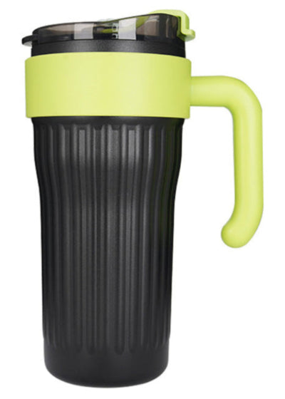 Thermo Multifaceted Bottle – Insulated Stainless Steel Water Bottle with Straw & Handle