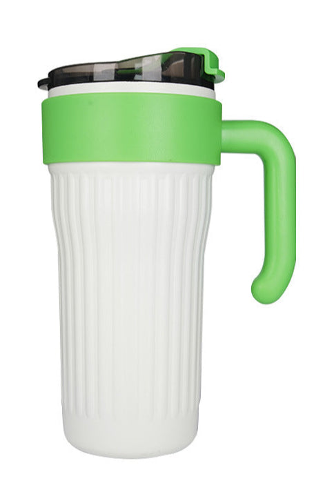 Thermo Multifaceted Bottle – Insulated Stainless Steel Water Bottle with Straw & Handle