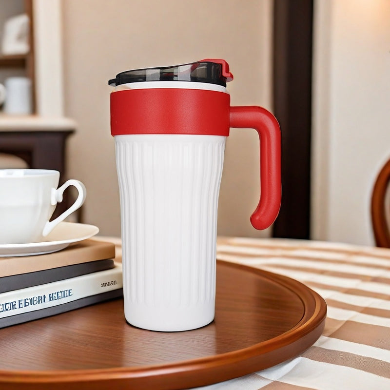 Thermo Multifaceted Bottle – Insulated Stainless Steel Water Bottle with Straw & Handle