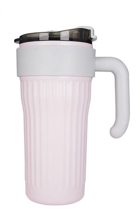 Thermo Multifaceted Bottle – Insulated Stainless Steel Water Bottle with Straw & Handle