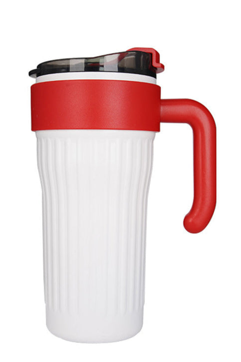 Thermo Multifaceted Bottle – Insulated Stainless Steel Water Bottle with Straw & Handle