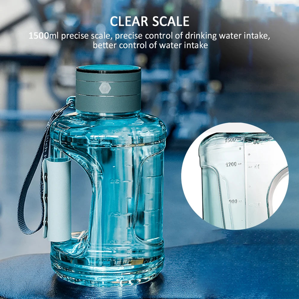 Generador de agua con hidrógeno de alta concentración - Botella deportiva de 1,5 Lts