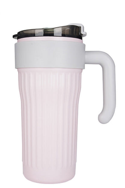 Thermo Multifaceted Bottle – Insulated Stainless Steel Water Bottle with Straw & Handle