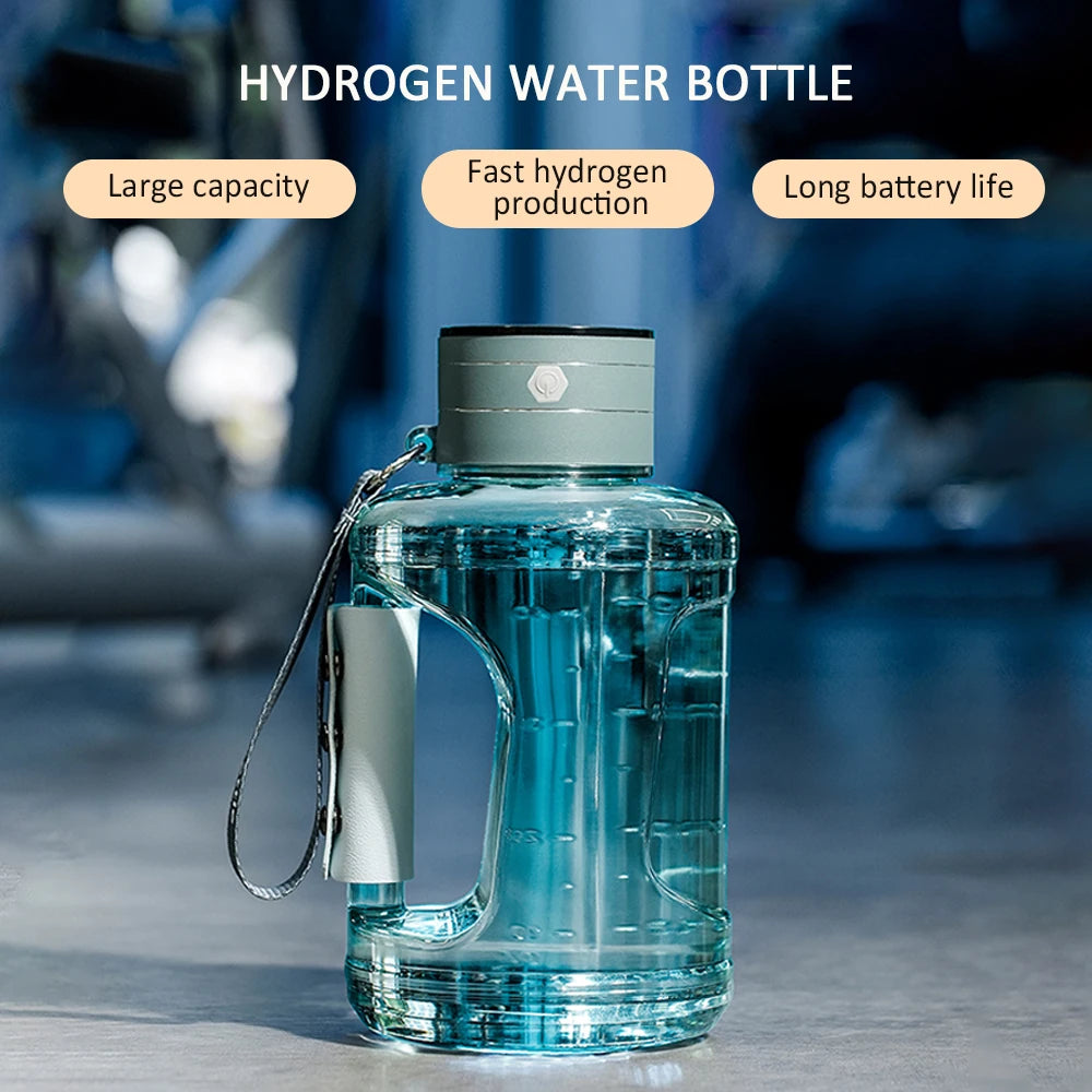 Generador de agua con hidrógeno de alta concentración - Botella deportiva de 1,5 Lts